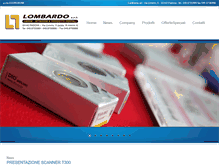 Tablet Screenshot of lombardo-spaziodentale.com
